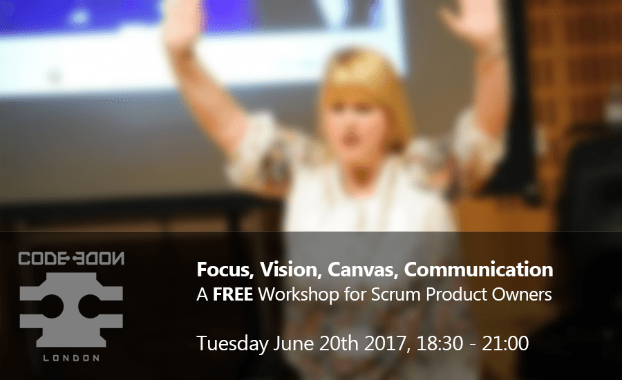 FREE Workshop for Scrum Product Owners - Focus, Vision, Canvas, Communication